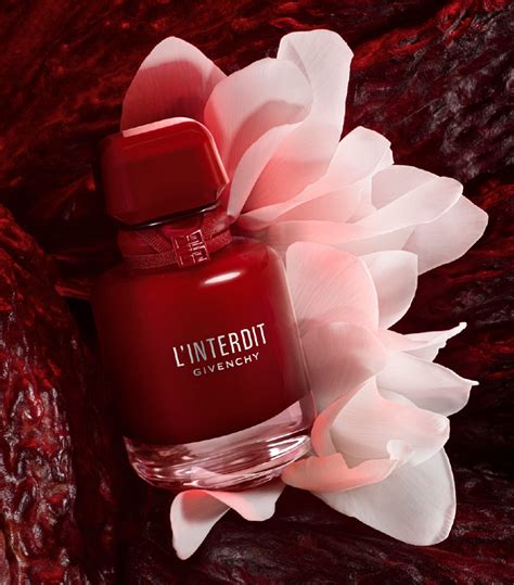 givenchy l'interdit rouge hondos|givenchy interdit rouge ultime.